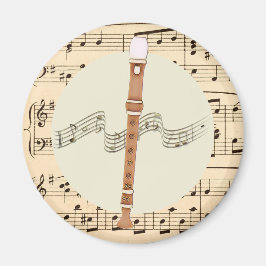Muziekinstrument en bladmuziekmagneet magneet
