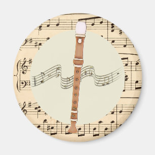 Muziekinstrument en bladmuziekmagneet magneet
