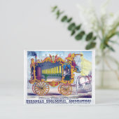 Muziekinstrument met paardendrager Calliope. Briefkaart (Staand voorkant)