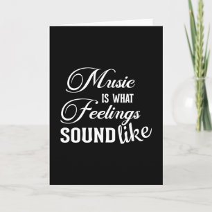 Muziekinstrument Musician Sound Gift Idea Kaart