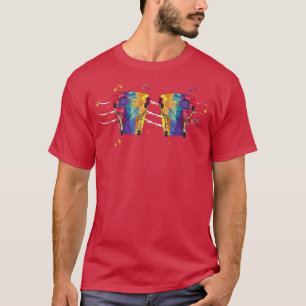 Muziekinstrument, muzieklaploper, muziekdocent, bo t-shirt