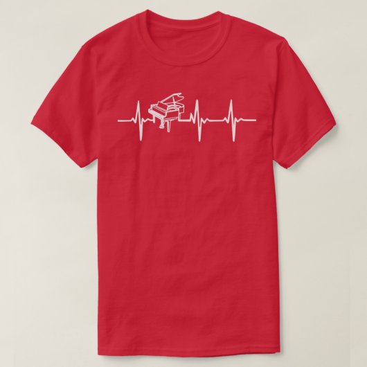 Muziekinstrument Piano Player Pianist T-shirt (Design voorkant)