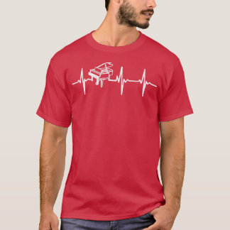 Muziekinstrument Piano Player Pianist T-shirt