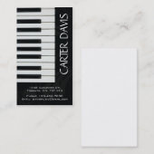 Muziekinstrument — Piano Visitekaartje (Voorkant / Achterkant)