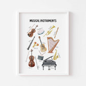 Muziekinstrument poster