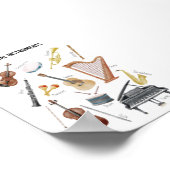 Muziekinstrument poster (Hoek)
