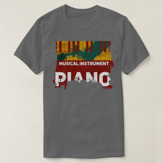 Muziekinstrument T-shirt (Design voorkant)