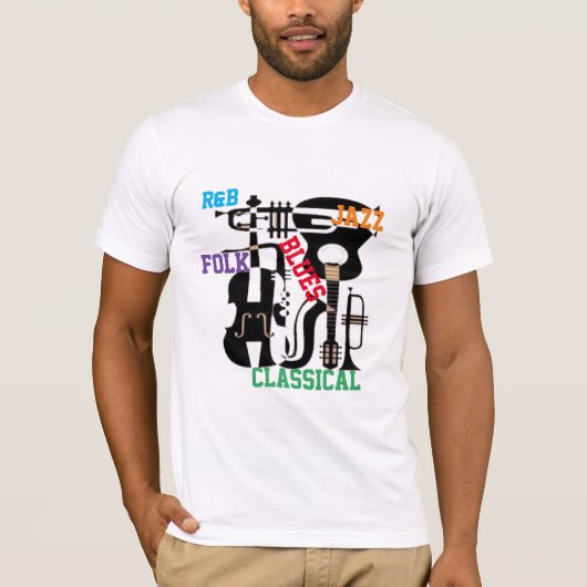 muziekinstrument T-Shirt (Voorkant)