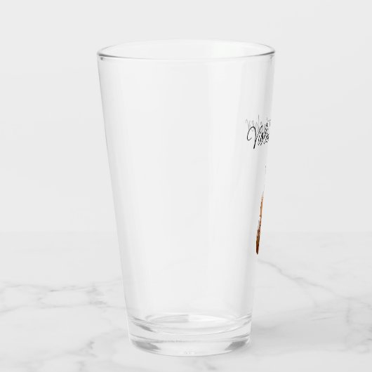 Muziekinstrument Viool Leraar Leuke Typografie Glas (Rechts)