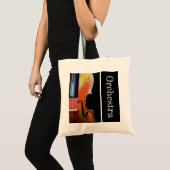 Muziekinstrument Vioolorkest Tote Bag (Voorkant (product))