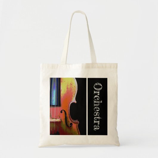 Muziekinstrument Vioolorkest Tote Bag (Voorkant)