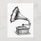 Muziekinstrument voor  fonografie-recorders briefkaart (Voorkant)