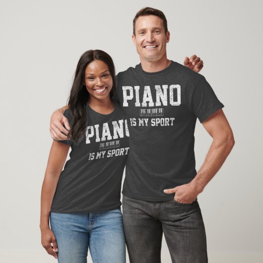 Muziekinstrument voor piano-muziek t-shirt (Unisex)