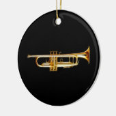Muziekinstrument voor Trumpet Brass Horn Wind Keramisch Ornament (Links)