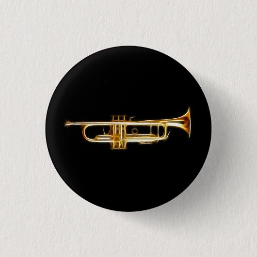 Muziekinstrument voor Trumpet Brass Horn Wind Ronde Button 3,2 Cm (Voorkant)