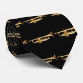 Muziekinstrument voor Trumpet Brass Horn Wind Stropdas (Opgerold)