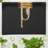 Muziekinstrument voor Trumpet Brass Horn Wind Theedoek (Gevouwen)