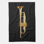 Muziekinstrument voor Trumpet Brass Horn Wind Theedoek (Verticaal)