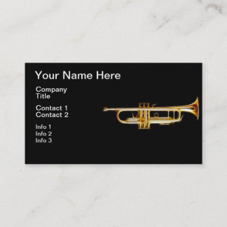 Muziekinstrument voor Trumpet Brass Horn Wind Visitekaartje