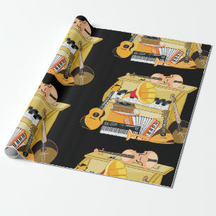 Muziekinstrumenten Cadeaupapier