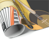 Muziekinstrumenten Cadeaupapier (Rol Hoek)