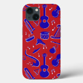 Muziekinstrumenten Case-Mate iPhone Case (Achterkant)