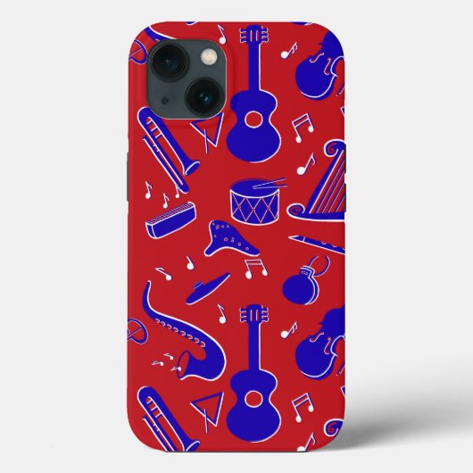 Muziekinstrumenten Case-Mate iPhone Case (Achterkant)