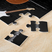 Muziekinstrumenten Collage Musician Gift Legpuzzel (Zijkant)