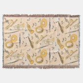 Muziekinstrumenten Deken (Voorkant)