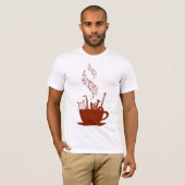 Muziekinstrumenten en noten Mannen T-shirt (Voorkant volledig)