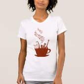 Muziekinstrumenten en noten Vrouwen T-shirt (Voorkant)