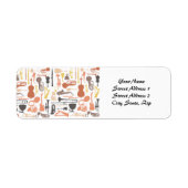 Muziekinstrumenten Etiket (Voorkant)