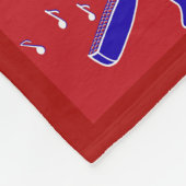 Muziekinstrumenten Fleece Deken (Hoek)