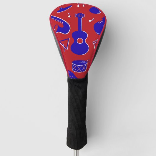 Muziekinstrumenten Golfheadcover (Voorkant)