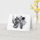 Muziekinstrumenten Kaart (Gele Bloem)