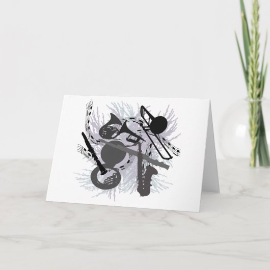 Muziekinstrumenten Kaart (Voorkant)