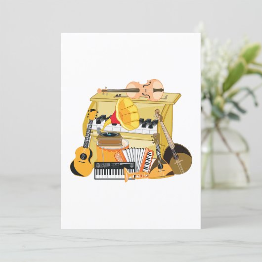 Muziekinstrumenten Kaart