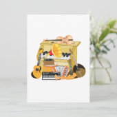 Muziekinstrumenten Kaart (Staand voorkant)