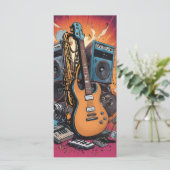 Muziekinstrumenten Kaart (Staand voorkant)