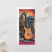 Muziekinstrumenten Kaart (Voorkant / Achterkant in situ)