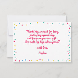 Muziekinstrumenten kinderen verjaardag bedankt