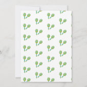 Muziekinstrumenten kinderen verjaardag kaart (Achterkant)