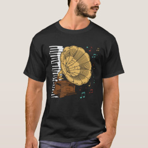 Muziekinstrumenten Kostuum Piano Instrument Guita T-shirt