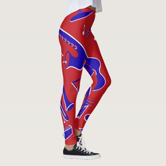 Muziekinstrumenten Leggings (Rechts)