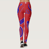 Muziekinstrumenten Leggings (Achterkant)
