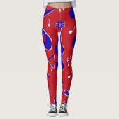Muziekinstrumenten Leggings (Voorkant)