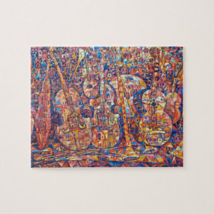 muziekinstrumenten moeilijk Puzzle Legpuzzel