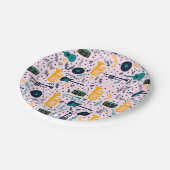 Muziekinstrumenten Papieren Borden Papieren Bordje (Gekanteld)