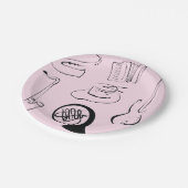 Muziekinstrumenten Papieren Bordje (Gekanteld)