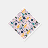 Muziekinstrumenten Papieren servetten (Hoek)